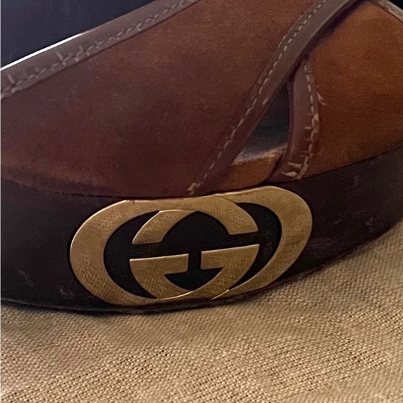 Authentic Gucci platform size 7 1/2 - Picture 8 of 9
